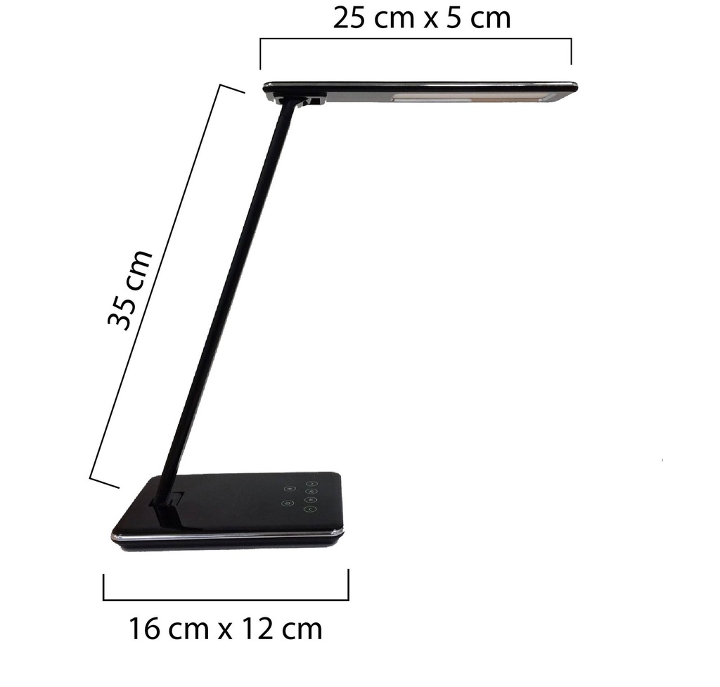 Lampa Linka LED svart