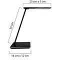 Lampa Linka LED svart