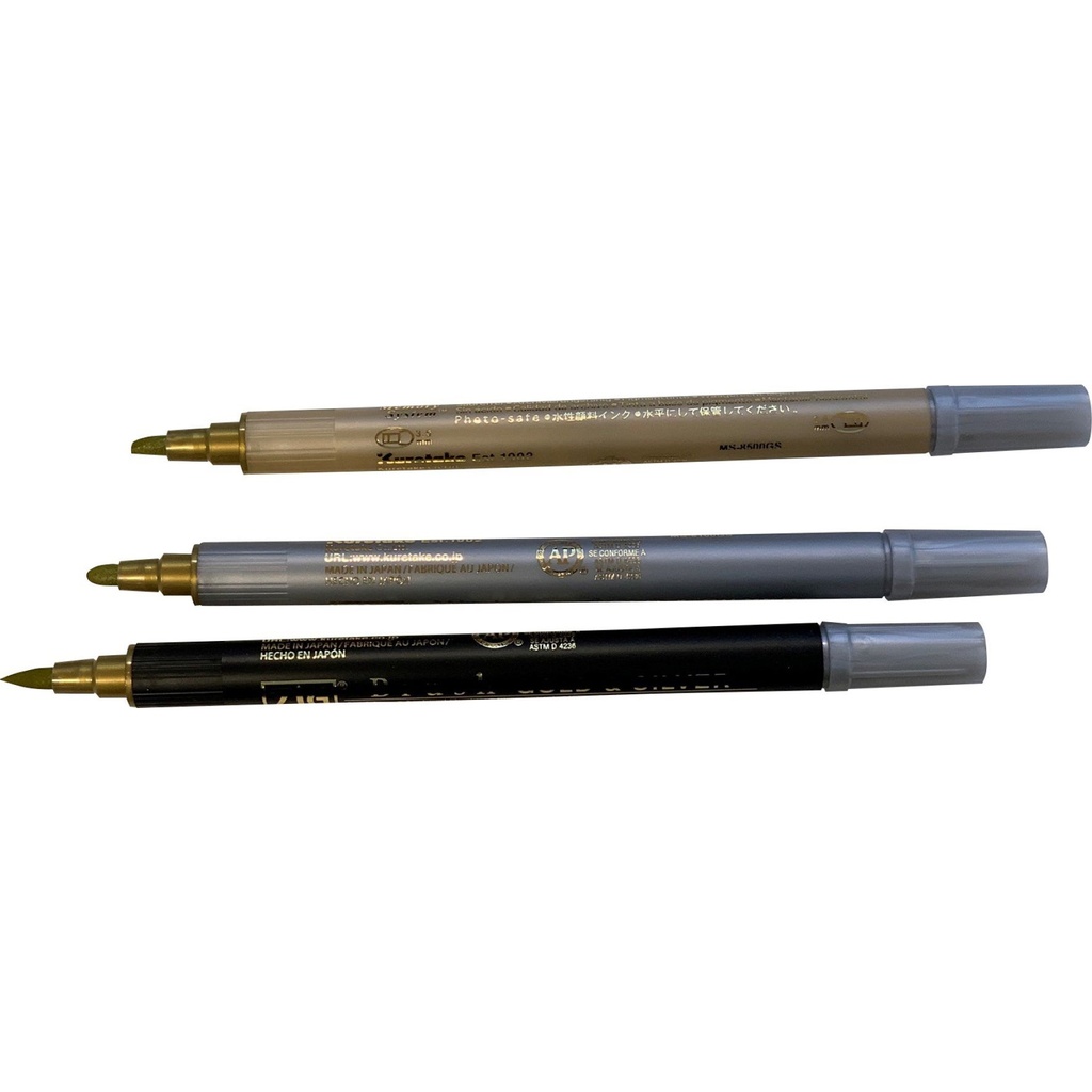Penna Zig Twin gul&silver 3/fp