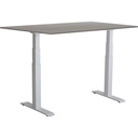 Skrivbord 2 el gr/alu 1600x800