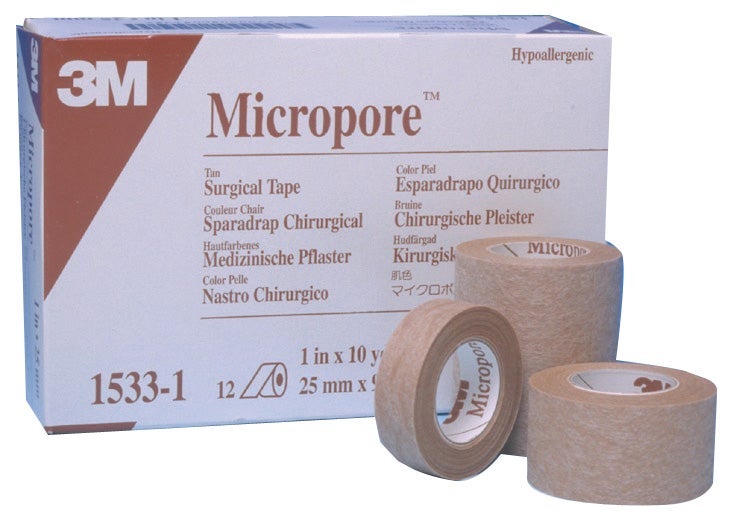 Micropore Tejp 2,5cmx9,14m 12