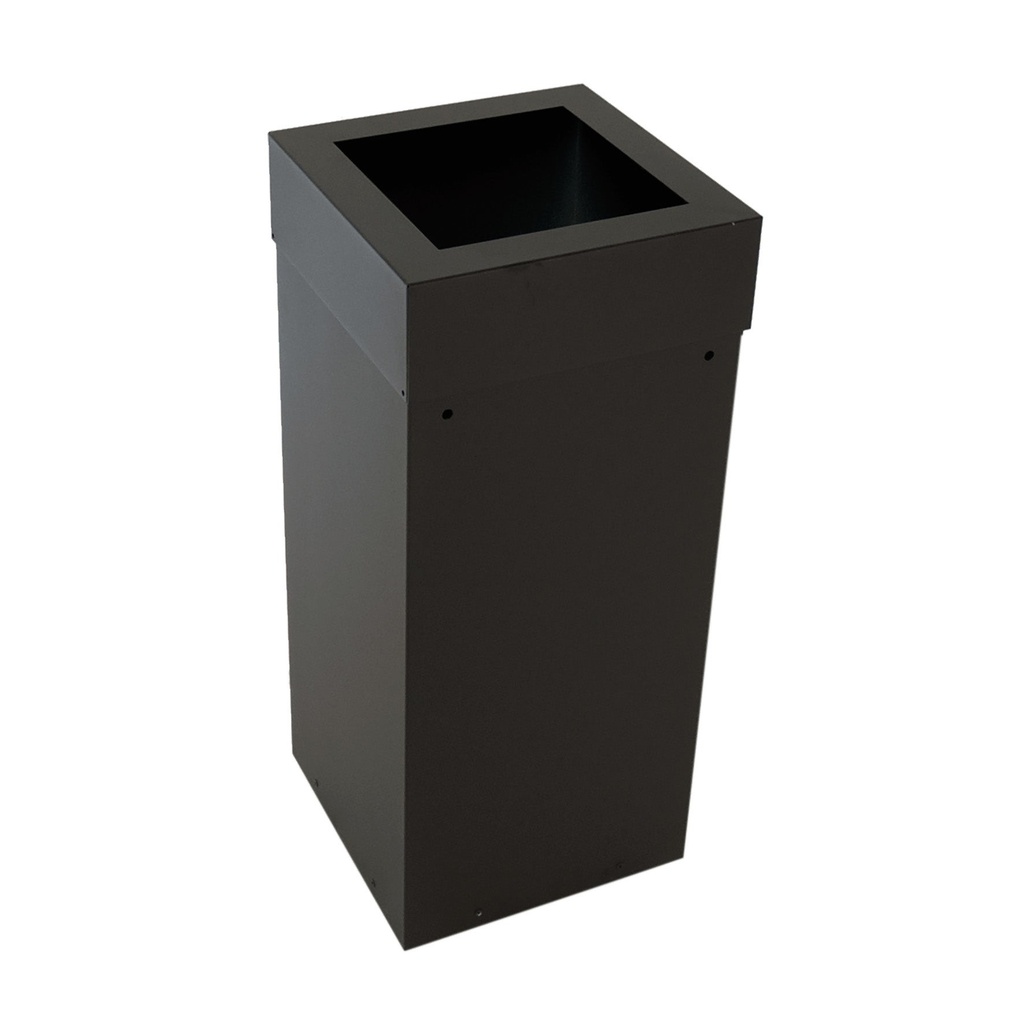 Soptunna IVAR 60L svart fyrka