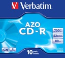 CD-R Verbatim Jewelcase 10/fp