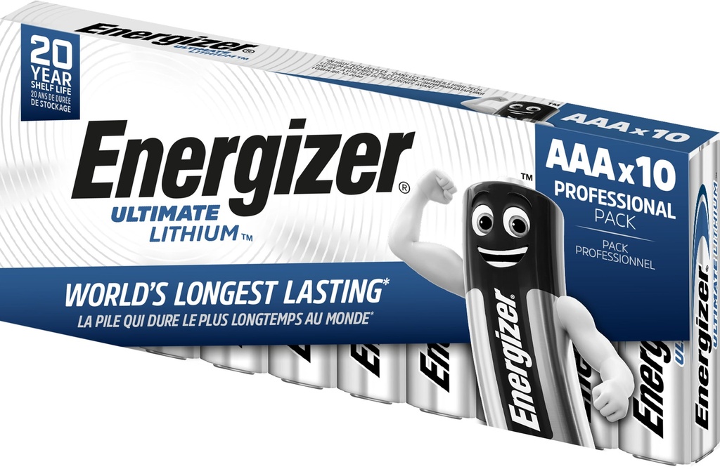 Batteri Lithium AAA 10p