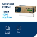 Soppåse Tork 20L vit 100/rl