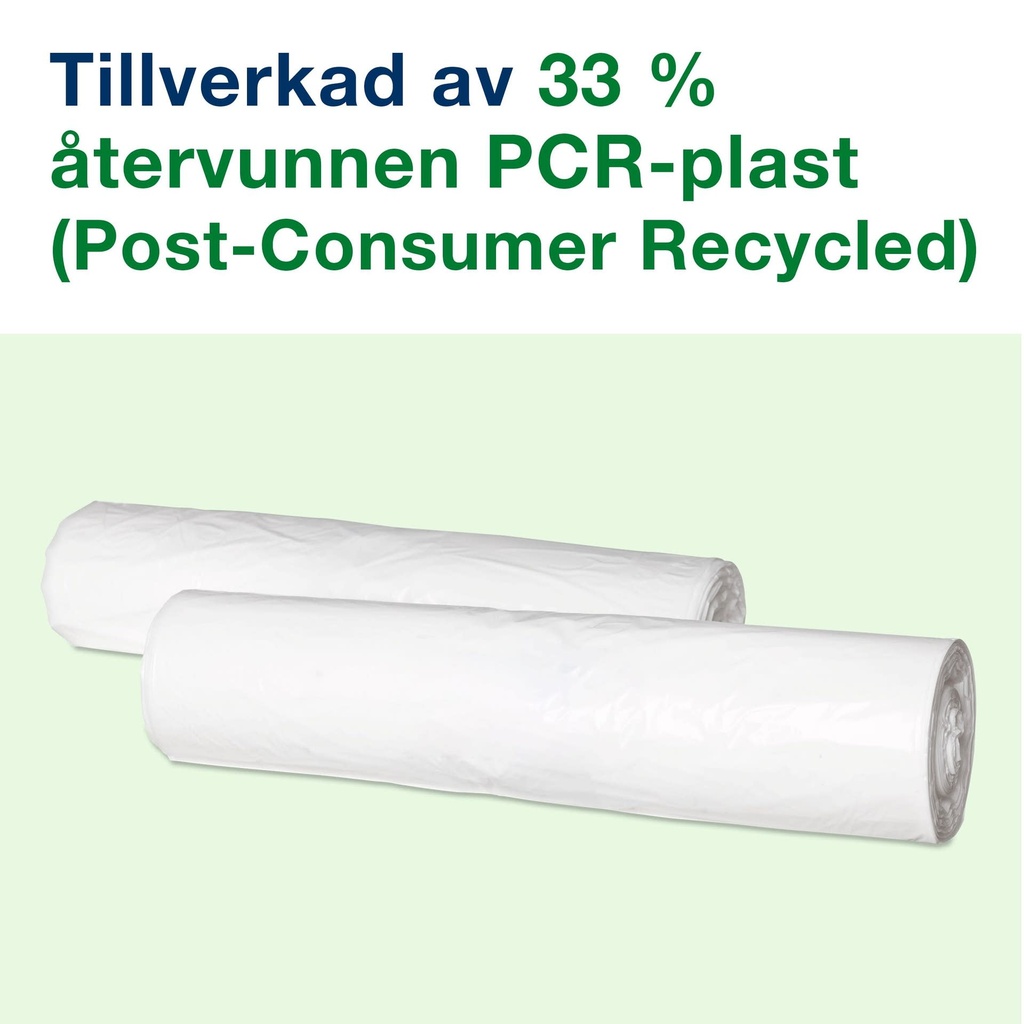 Soppåse Tork 20L vit 100/rl