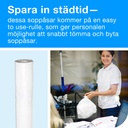Soppåse Tork 20L vit 100/rl