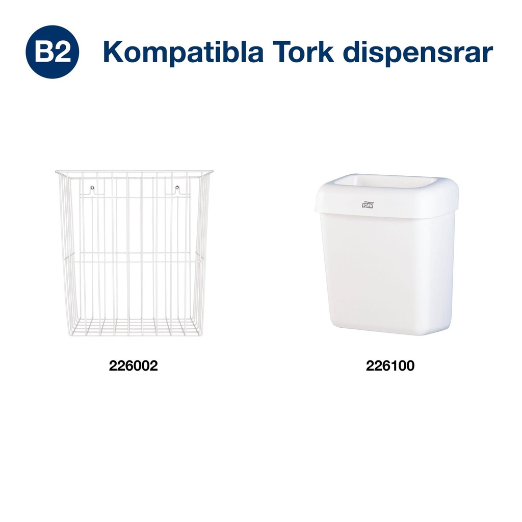 Soppåse Tork 20L vit 100/rl