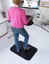 Matta Yoga Fashion 58x83cm svart