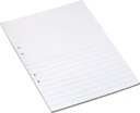 Arbetsblad A4 ½ sida linj 500f