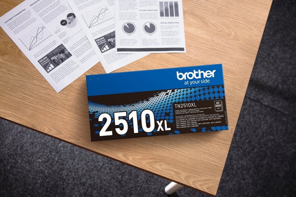 Toner Brother TN2510XL Svart