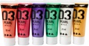 Akrylfärg metal 6x20ml