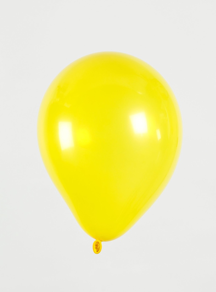 Ballonger rund 23cm gul 10/fp