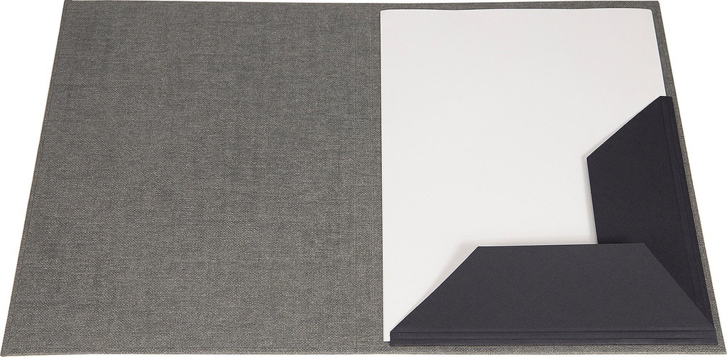 Mapp Paulina A4 canvas grå
