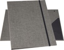 Mapp Paulina A4 canvas grå