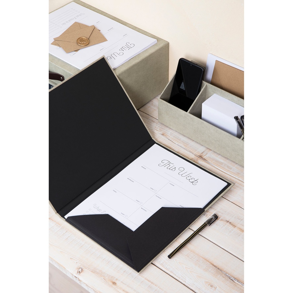 Mapp Paulina A4 canvas linen