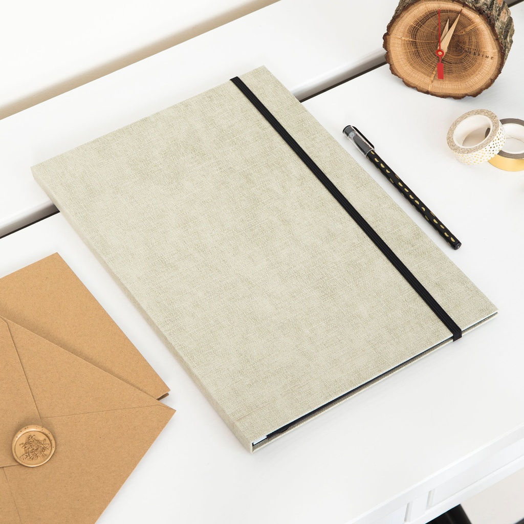 Mapp Paulina A4 canvas linen
