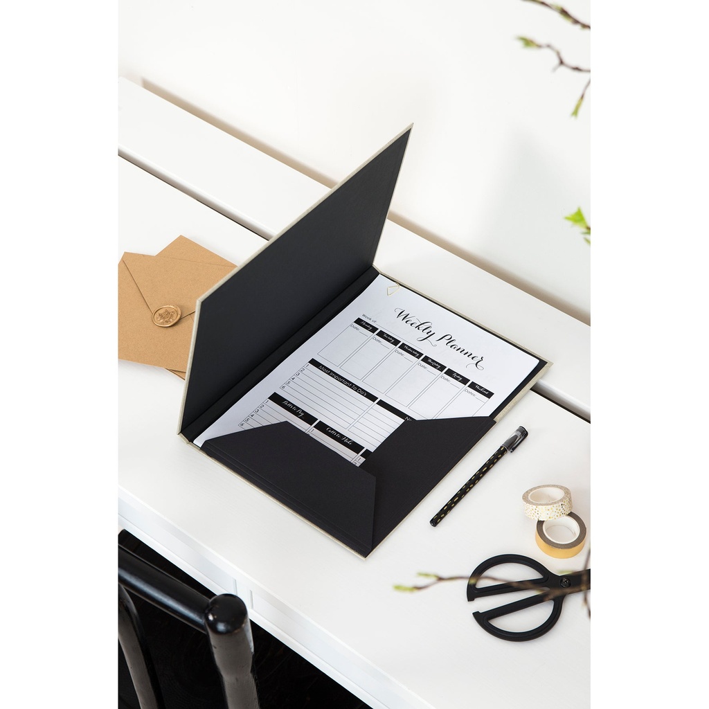 Mapp Paulina A4 canvas linen