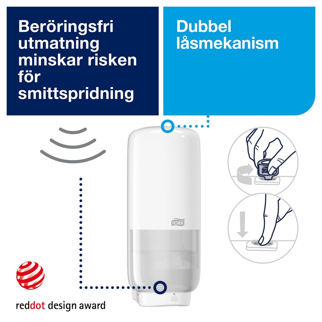 Dispenser Tork S4 sensor vit