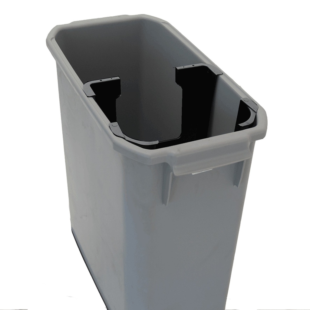Plastkärl 9,5L org flex svart