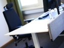 Skrivbord el vit/vit 1200x600