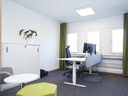 Skrivbord el vit/vit 1200x600