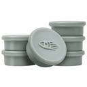 Magnet 20mm soft green 10-p