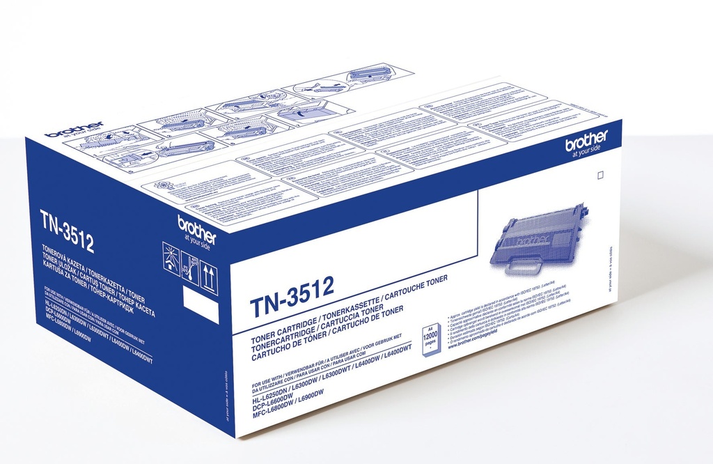 Toner Brother TN3512 svart 12k
