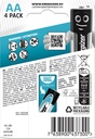 Batteri Max Plus Alk AA 4p