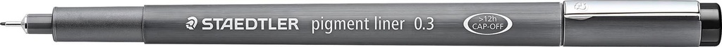 Fineliner Staedtler svart 6/fp