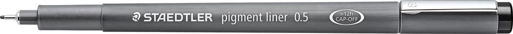Fineliner Staedtler svart 6/fp