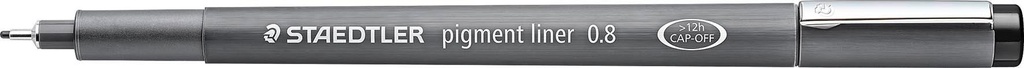 Fineliner Staedtler svart 6/fp