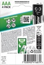Batteri Ex Ladd AAA 4p 800 mAH