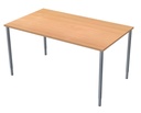 Skrivbord 140x80cm bokmel/svart