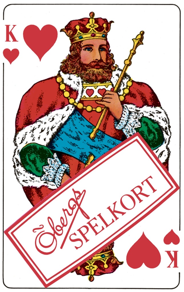 Spelkort Öbergs Poker blå