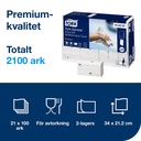 Handduk Tork Premium H2 2100/f