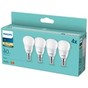 LED-lampa E14 Klot 470lm 4/fp