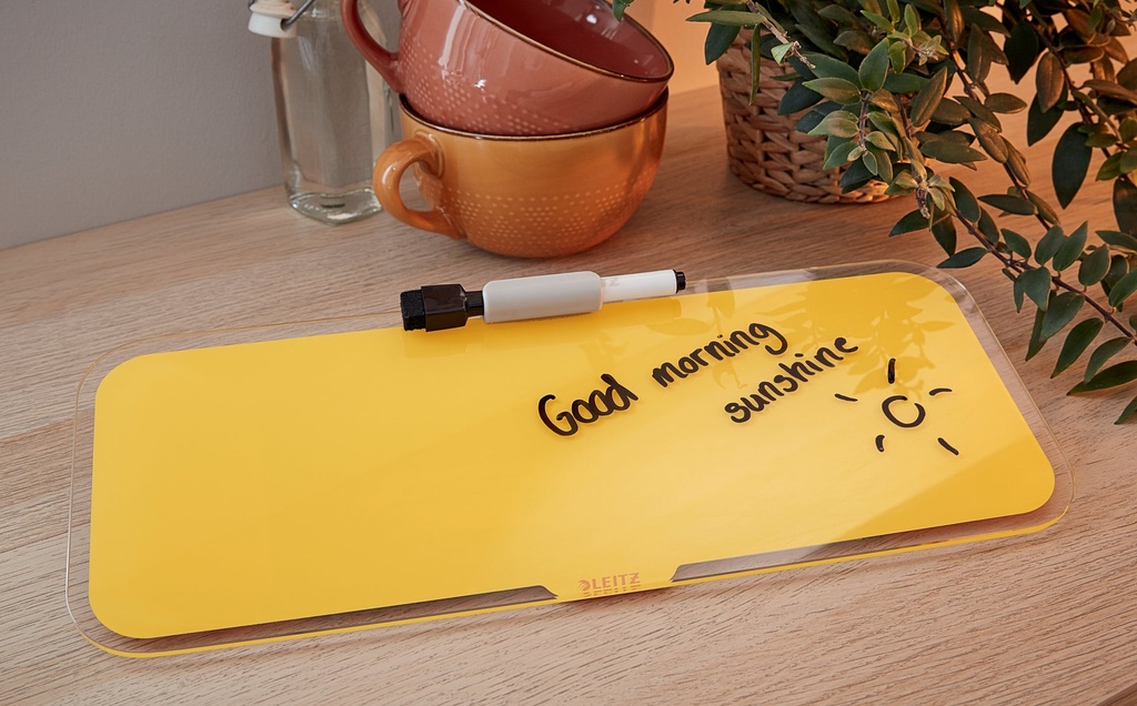 Memotavla Glas Leitz Cosy, Gul