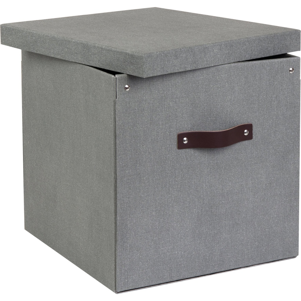 Box Bigso Logan canvas grå
