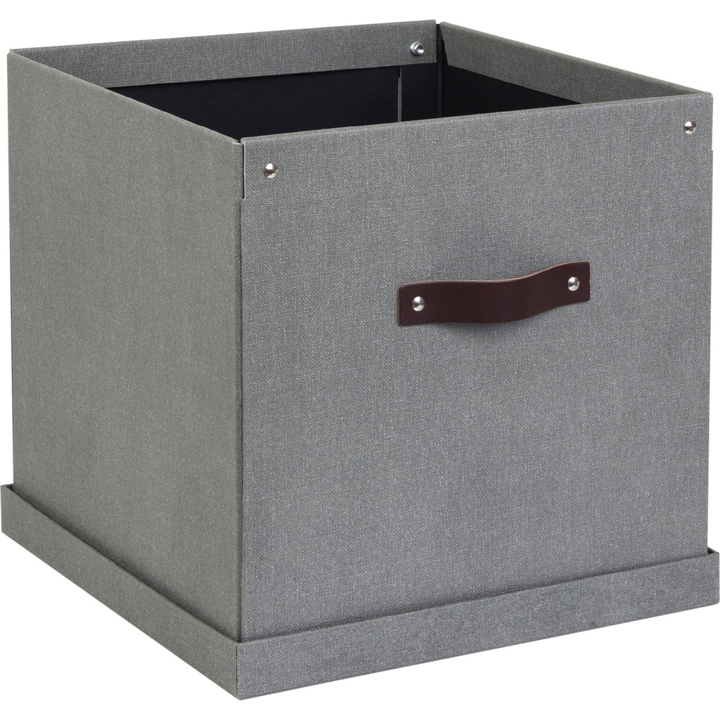 Box Bigso Logan canvas grå