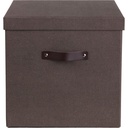 Box Bigso Logan canvas brun