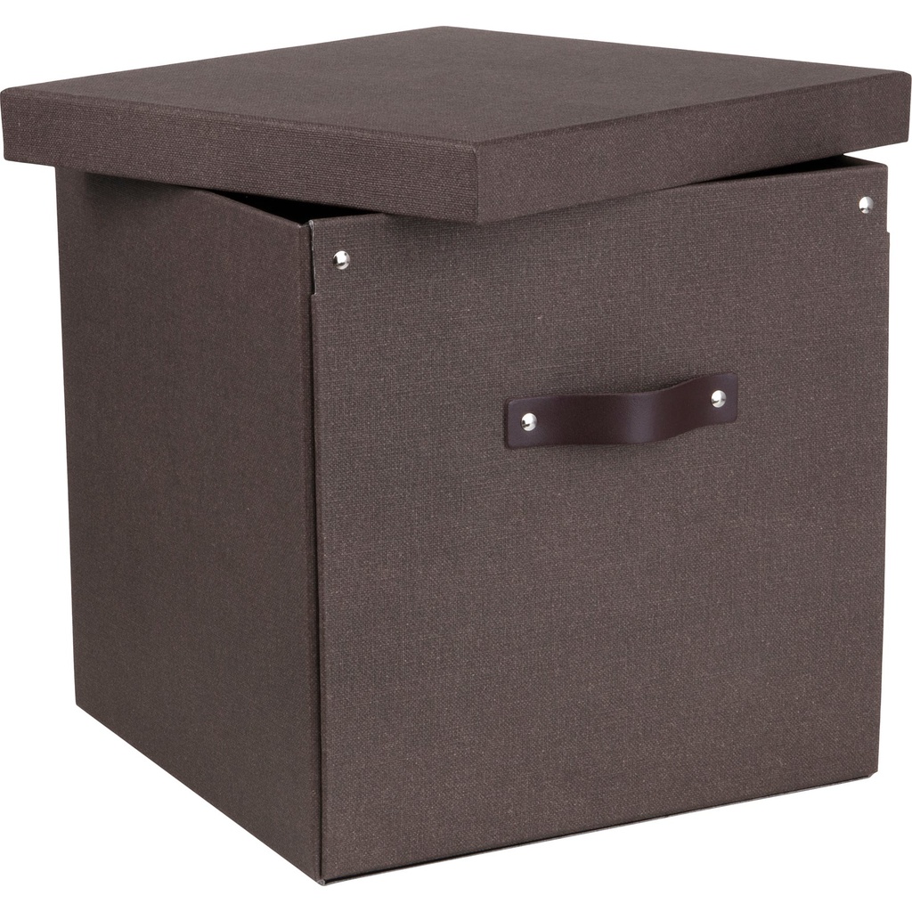 Box Bigso Logan canvas brun