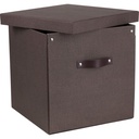 Box Bigso Logan canvas brun