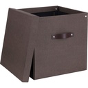 Box Bigso Logan canvas brun