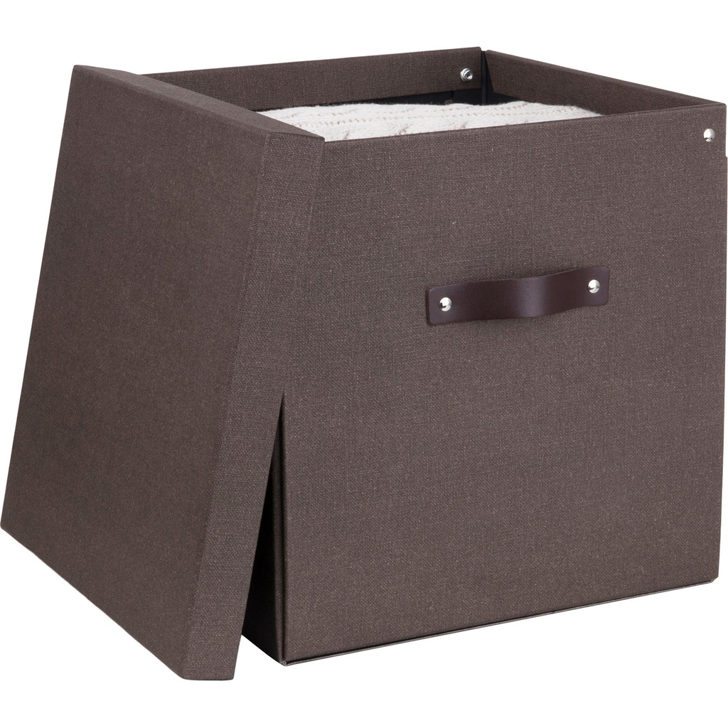 Box Bigso Logan canvas brun