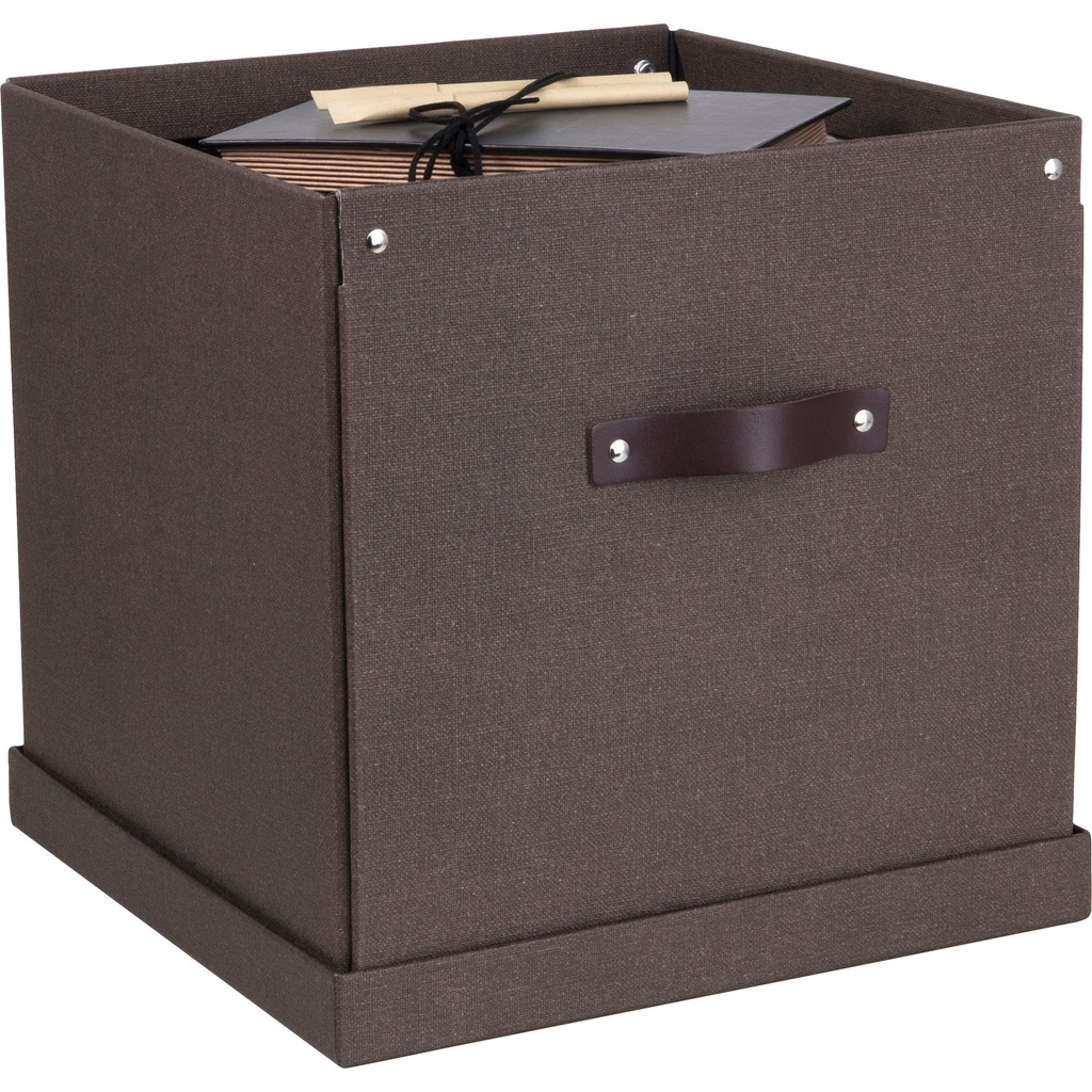 Box Bigso Logan canvas brun