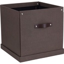 Box Bigso Logan canvas brun