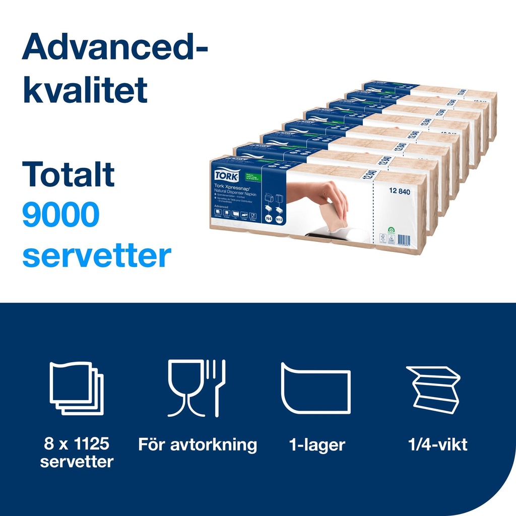 Tork Xpressnap natur disprs.
