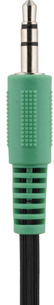 Hörlur HL-51 3,5mm s/guld 2,5m