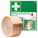 Soft Foam Bandage Beige 6cmx2m